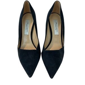 Saks Fifth Avenue Elegant Navy Heels